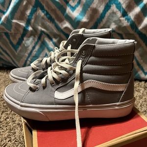 High top grey vans